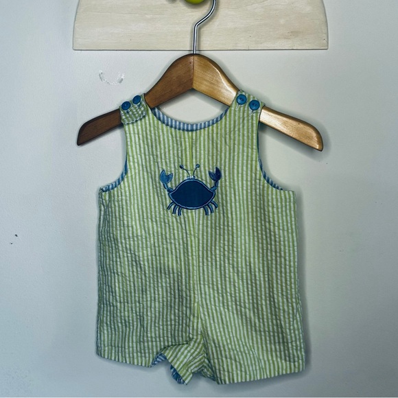 Boys N Berries REVERSIBLE sunsuit 3/6M - Picture 1 of 6